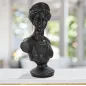 SCULTURA RZYMSKA KOBIETA CZARNA 22x16x41 cm